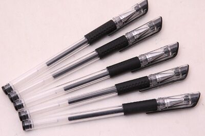 European Standard 0.5mm Gel Pen Fine Tip Smooth Writing Ink Pen
