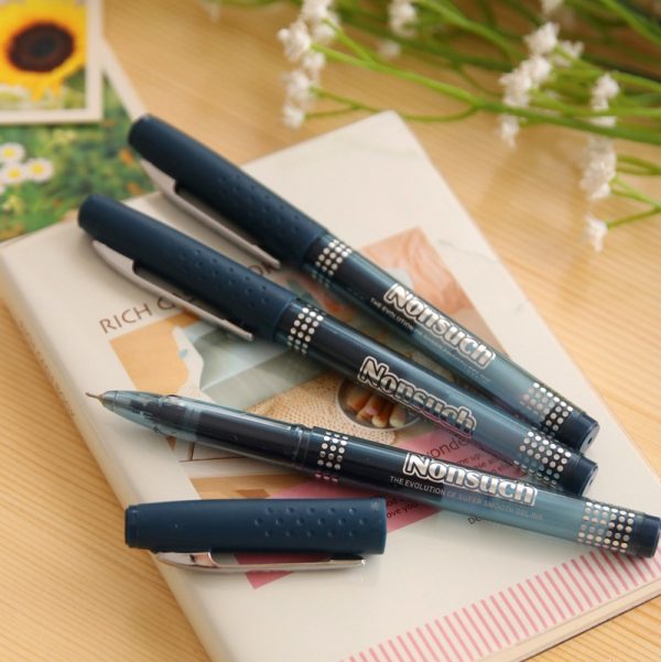 Baoke Blue Black Gel Pen with Smooth Ink for Office and School Use