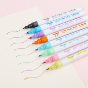 Baoke 0.5mm bullet tip gel ink rollerball pen for students and office use