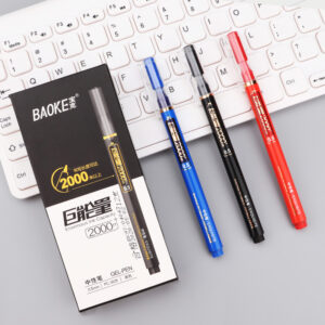 Baoke 0.5mm bullet tip gel ink rollerball pen for students and office use