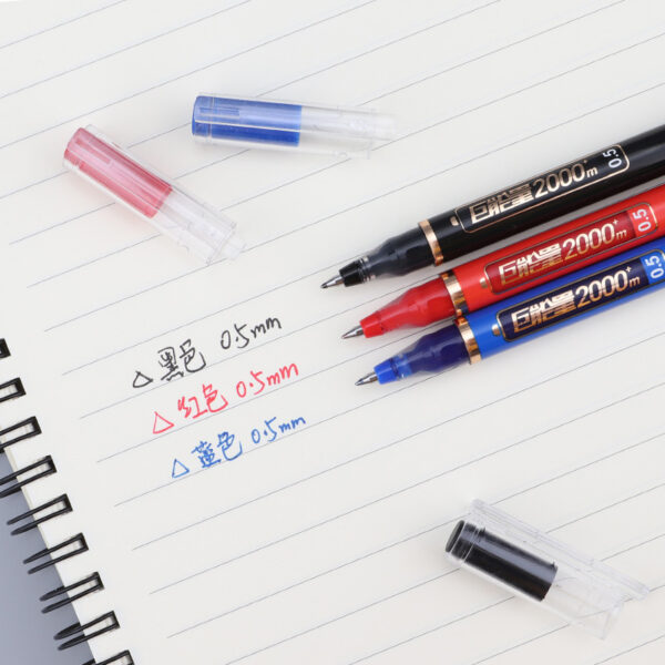 Baoke 0.5mm bullet tip gel ink rollerball pen for students and office use