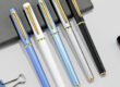 Custom 0.5mm Gel Ballpoint Pen with Sporty Metal Design and Logo Printing