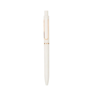 Custom click-action gel ink ballpoint pens with logo printing for office and giveaways
