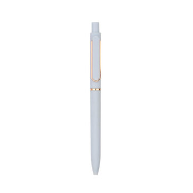 Custom click-action gel ink ballpoint pens with logo printing for office and giveaways