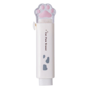 Cute retractable eraser for students with smudge-free clean erasing