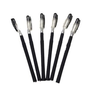 GP380 matte black gel ballpen 0.5mm for student and office writing use