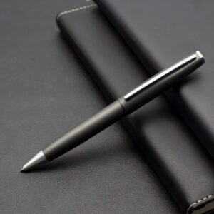 Matte metal ballpen for business office use with sleek signature design