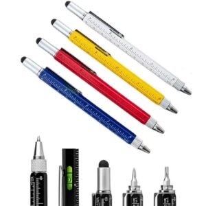 Multifunction ballpoint pen with ruler and level, ideal for business gifts