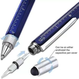 Multifunction ballpoint pen with ruler and level, ideal for business gifts