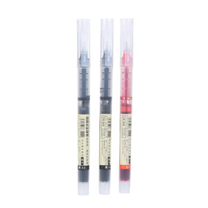 Quick-dry liquid rollerball pen with fine needle tip for students and office